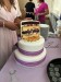 svatební dort do fialova na řezu 1